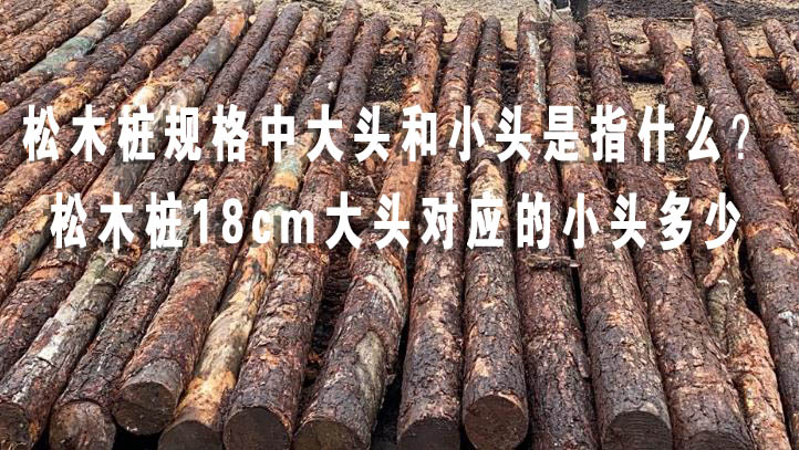 松木樁規(guī)格中大頭和小頭是指什么？松木樁18cm大頭對應的小頭多少